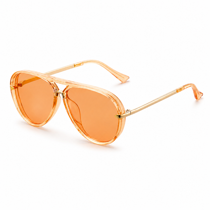 Mujeres Gafas de Sol Sobredimensionadas con Doble Puente