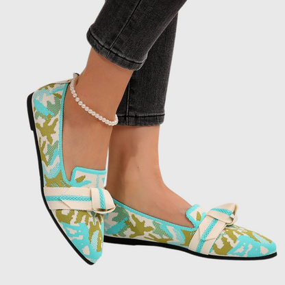 Remedios | Mocasines Estampados Mujer Punta Alargada