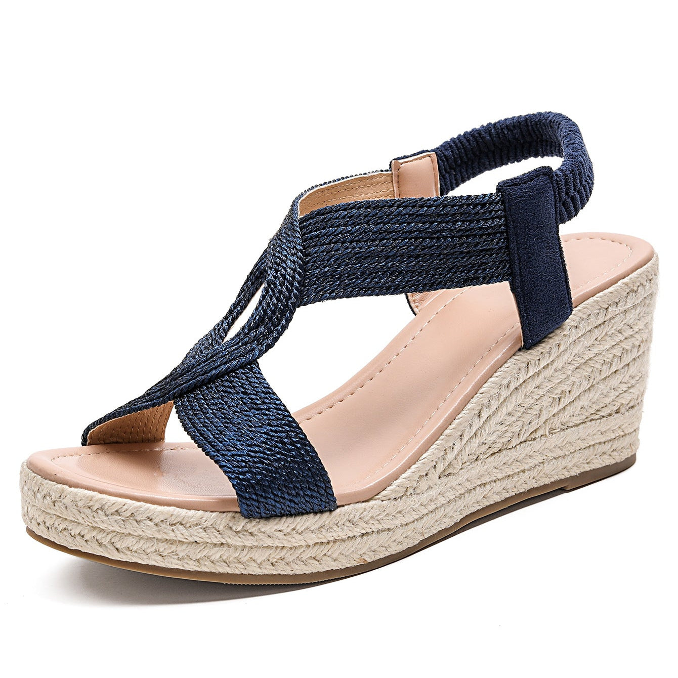 Aroa | sandalias de cuña con trenzado