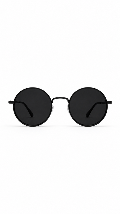 Unisex Gafas de sol redondas con brazos delgados
